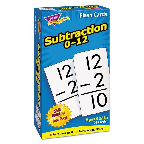 Trend Skill Drill Flash Cards, Subtraction, PK91 T53103